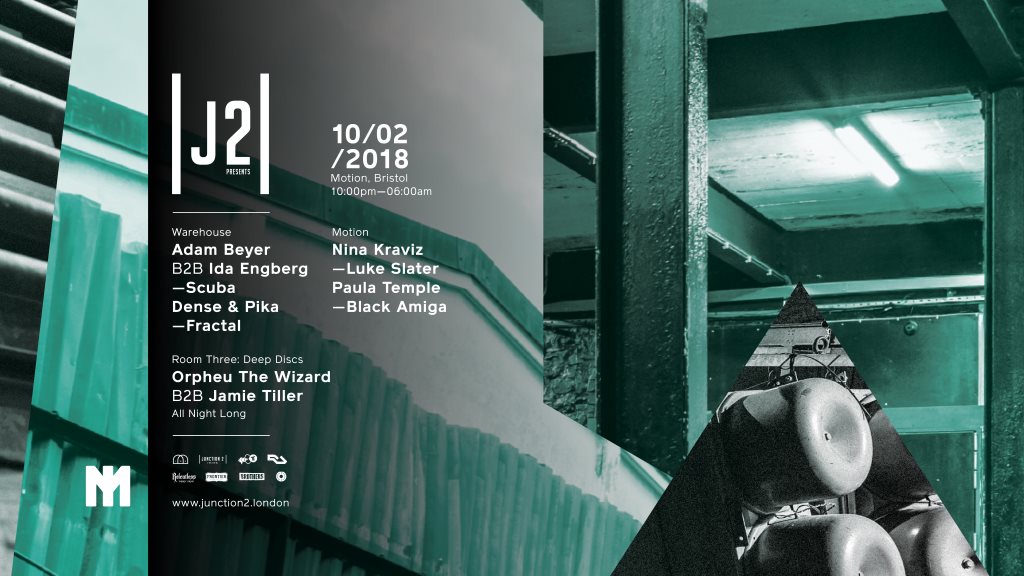 Junction 2 presents Adam Beyer, Nina Kraviz, Scuba & More